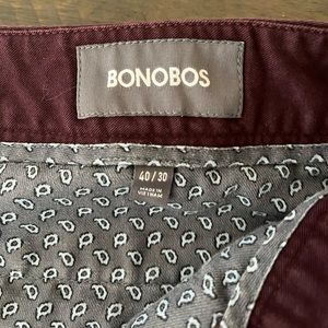 Bonobo’s mens chino pants - slim fit - size 40 waist 30 length